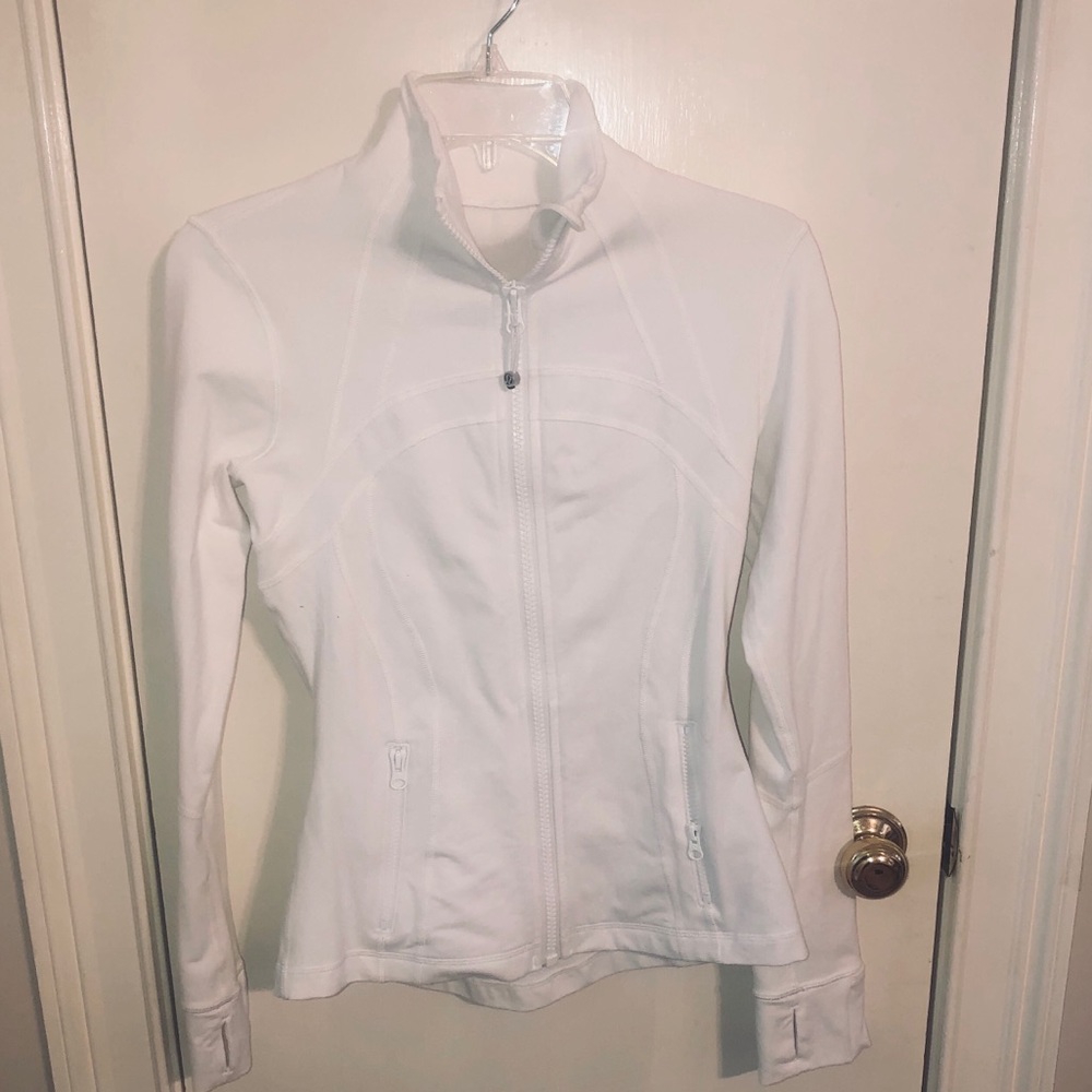 Lululemon White Define Jacket Size 6